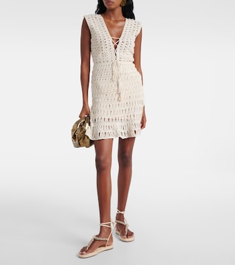 Miniabito Jennifer in crochet di cotone | Anna Kosturova