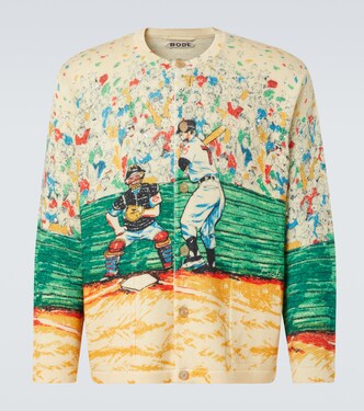 Slugger embellished wool cardigan | Bode