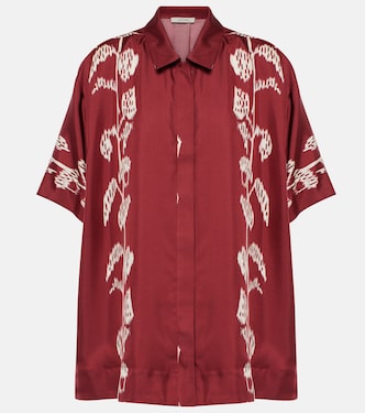 Montauk silk twill shirt | Asceno