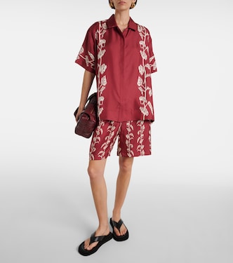 Camicia Montauk in twill di seta | Asceno
