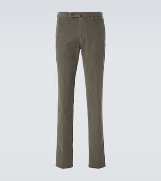 Pantalones rectos de pana de algodón | Incotex