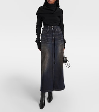 Jupe longue Talia en jean | Acne Studios