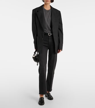 Jean droit Le Sleek à taille haute | Frame