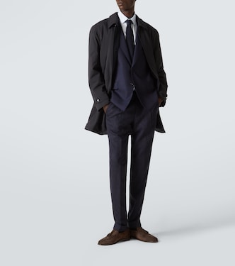Wool, silk, and cashmere suit jacket | Brioni