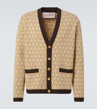 Cardigan Toute La V aus Schurwolle | Valentino