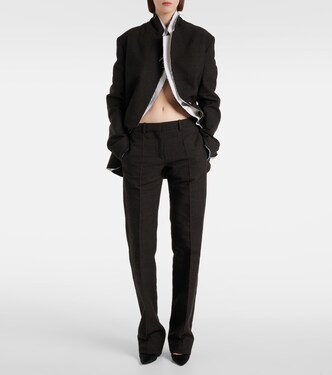 Blazer Lysandre in misto lana e cotone | The Row