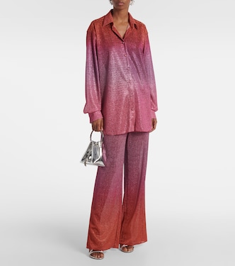 Camicia Lumière in lamé | Oséree