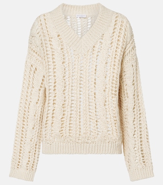 Pullover aus einem Jutegemisch | Brunello Cucinelli