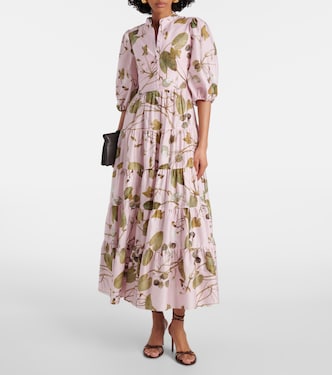 Robe chemise en coton à fleurs | Erdem