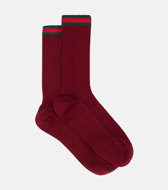 Calze Web Stripe in misto cotone | Gucci