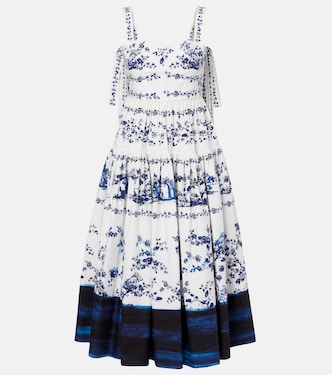 Flared cotton midi dress | Erdem