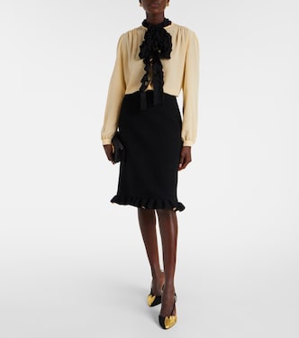 Bluse aus Crêpe de Chine aus Seide | Valentino