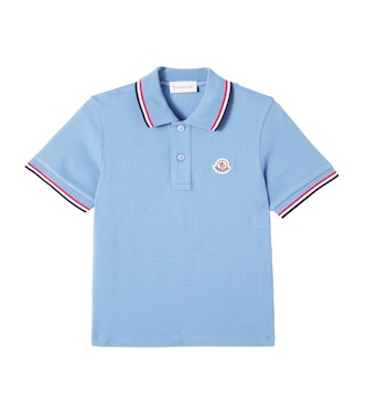 Logo棉质Polo衫 | Moncler Enfant