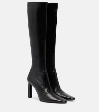 Francoise 95 leather knee-high boots | Saint Laurent
