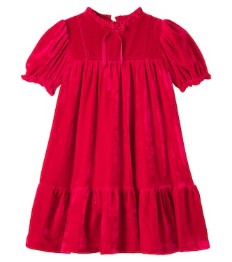 Bow-detail gathered dress | Patachou
