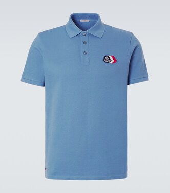 Logo cotton piqué polo shirt | Moncler