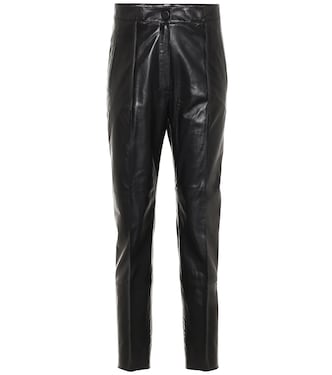 Pantaloni slim Hogan in pelle | Petar Petrov