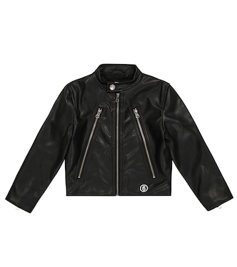 Veste en cuir synthétique | MM6 Maison Margiela Kids