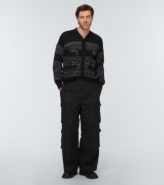 x Eric Haze - Cardigan in jacquard di cotone | Sacai