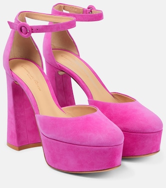 Holly D'orsay suede pumps | Gianvito Rossi