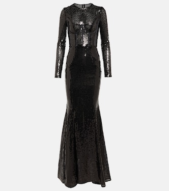 Robe longue à sequins | Dolce&Gabbana