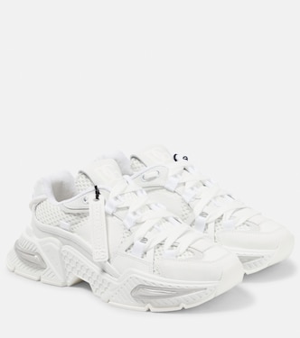 Airmaster suede-trimmed sneakers | Dolce&Gabbana