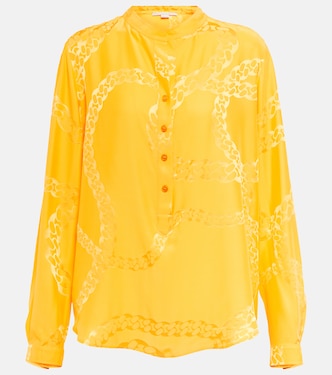 Chemise Falabella en jacquard de soie mélangée | Stella McCartney