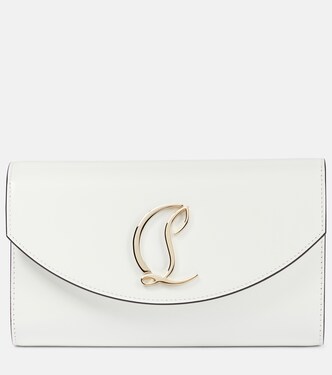 Loubifever perforated leather wallet on chain | Christian Louboutin