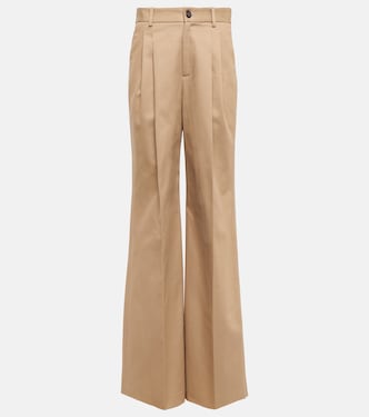 Pantalon ample Flavie à taille haute en coton | Nili Lotan