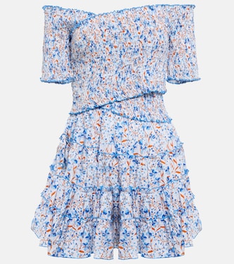 Soledad floral cotton minidress | Poupette St Barth
