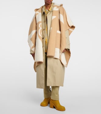 Capa de lana estampada | Burberry