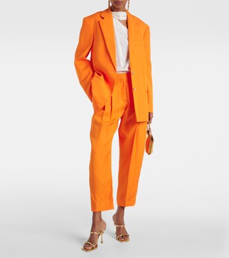Pantalones cropped Iconic de tiro alto | Stella McCartney