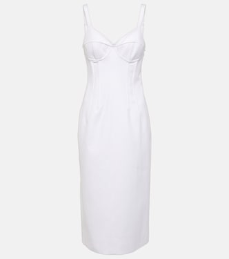 Abito bustier midi in cotone | Sportmax