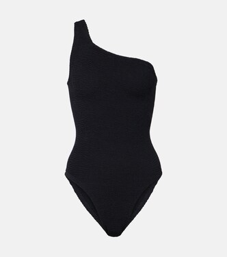 Nancy one-shoulder swimsuit | Hunza G