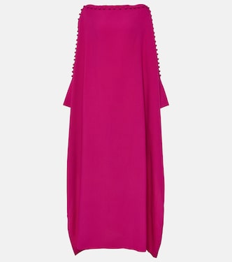 Off-Shoulder-Kaftan Mila aus Crêpe | Taller Marmo