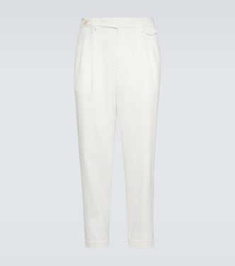 Pantalon droit en coton | Brunello Cucinelli