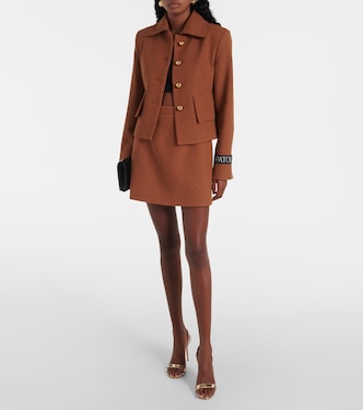 Minigonna Iconic in misto lana e cotone | Patou