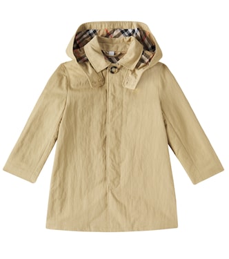 Trench in twill tecnico | Burberry Kids