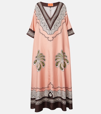 Maxikleid Muumuu aus Seiden-Twill | La DoubleJ