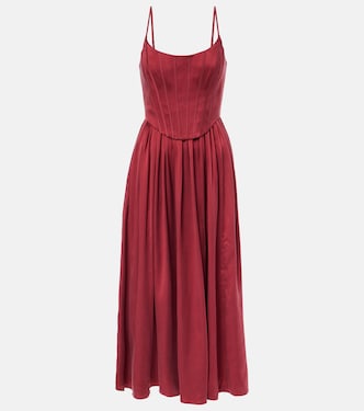 Bustier-Kleid aus Seidensatin | Zimmermann