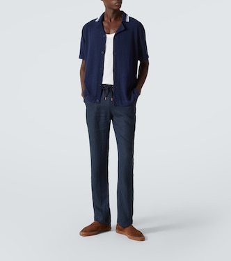 Camisa Tiernan de bouclé de mezcla de algodón | Orlebar Brown