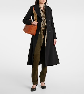 Pantalon slim en daim | Chloé