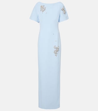 Cocktailkleid Lacin mit Kristallen | Safiyaa