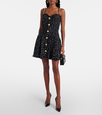 Robe en tweed lamé | Balmain