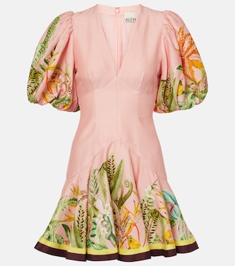Minikleid Papaya aus einem Leinengemisch | Alémais