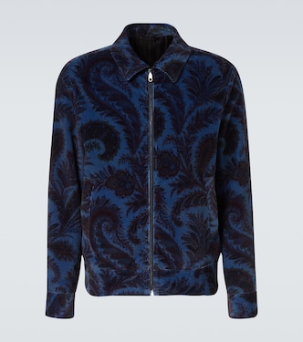 Bedruckte Jacke aus Baumwollsamt | Etro