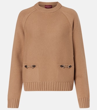 Jersey de lana y cachemir con Horsebit | Gucci