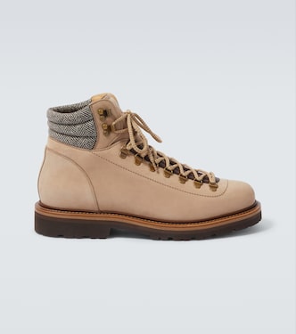 Leather hiking boots | Brunello Cucinelli