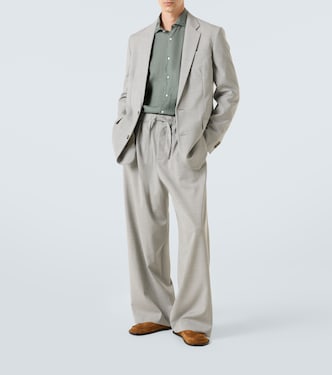 Wool wide-leg pants  | Loewe