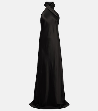 Robe aus Satin | Galvan